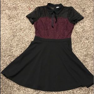 Elle Collared Lace Dress